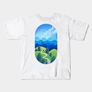 House in the hills Kids T-Shirt